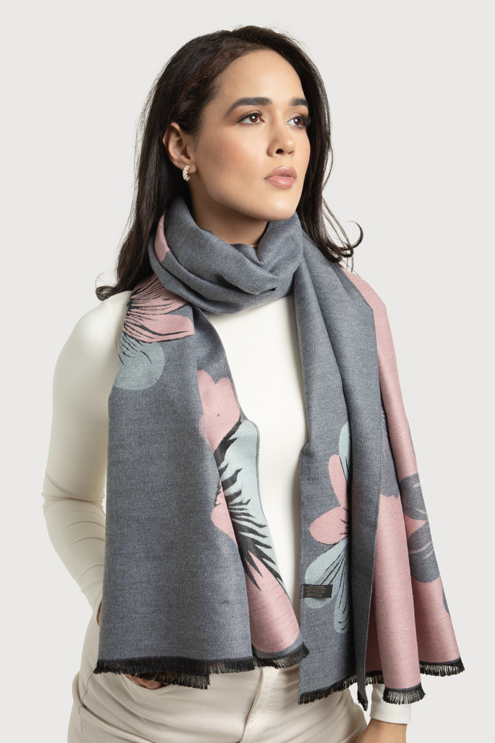 Reversible Floral Scarf