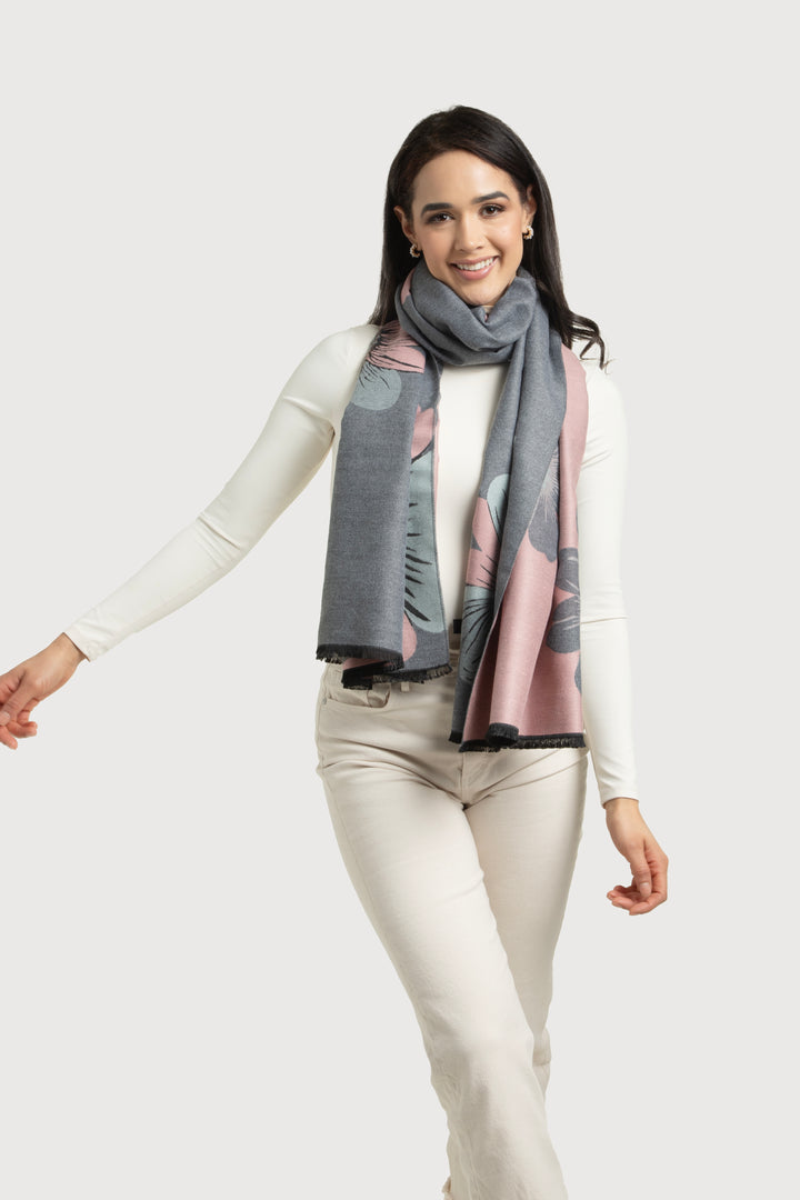 Reversible Floral Scarf