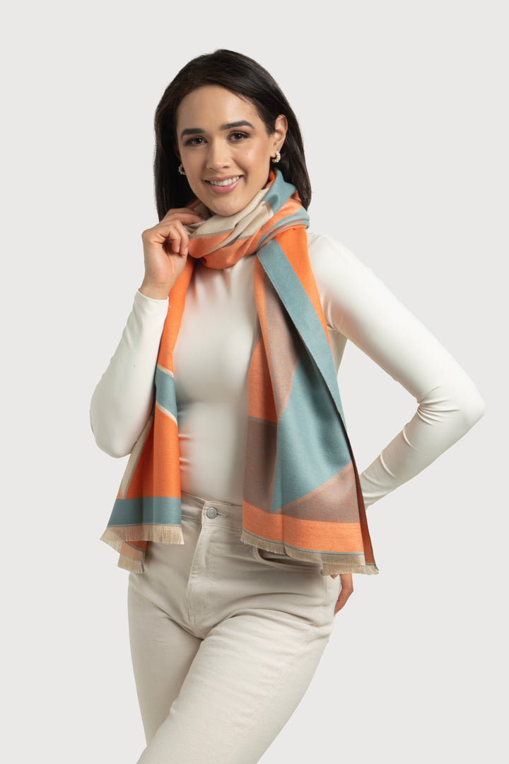 Abstract Tile Reversible Scarf