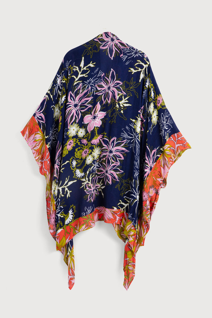 Vibrant Pattern Kimono for Summer