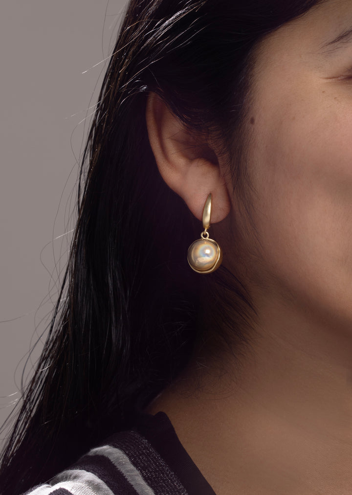 Colored Orb Dangle Earrings