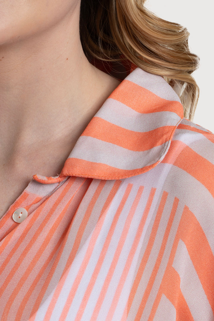 Oversized Striped Shirt
