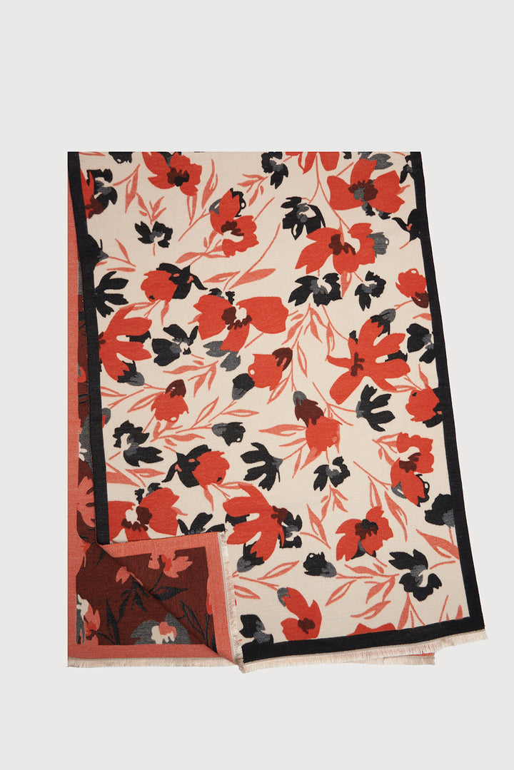 Reversible Blossoming Scarf