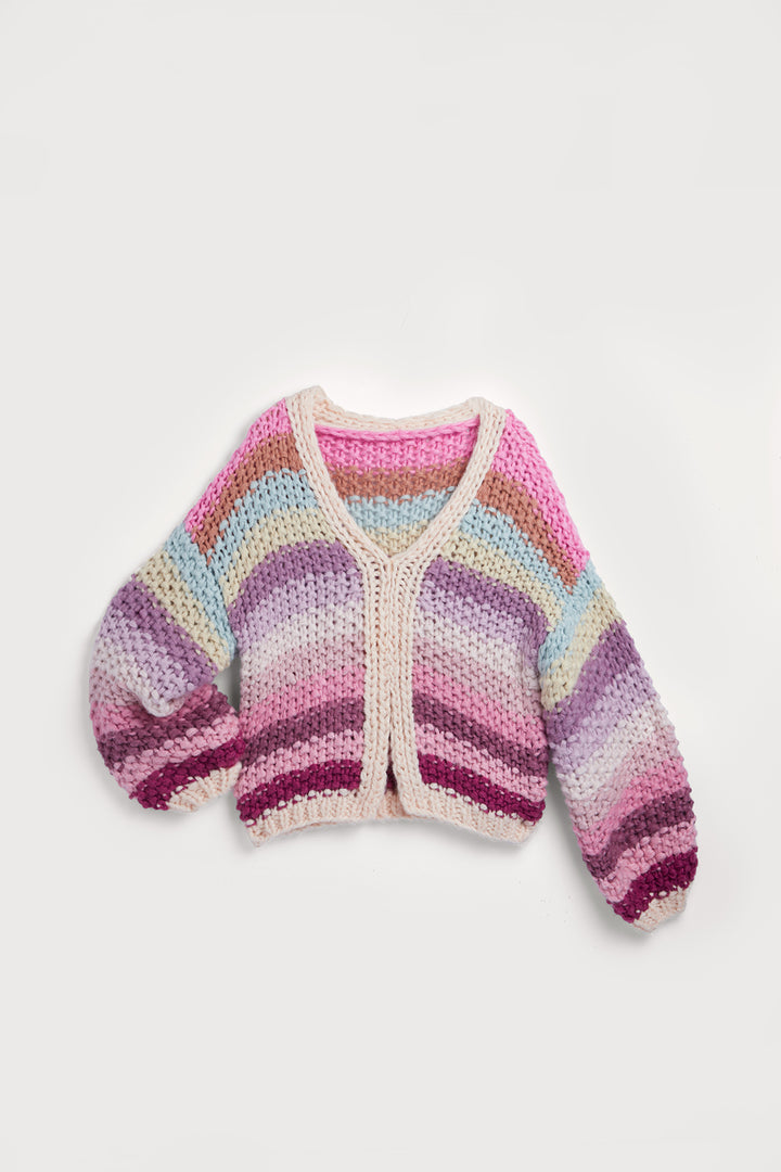 Reversible Rainbow Pullover Sweater