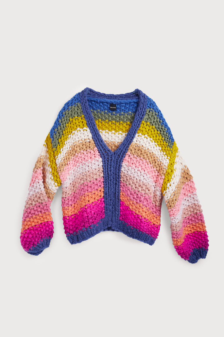 Reversible Rainbow Pullover Sweater
