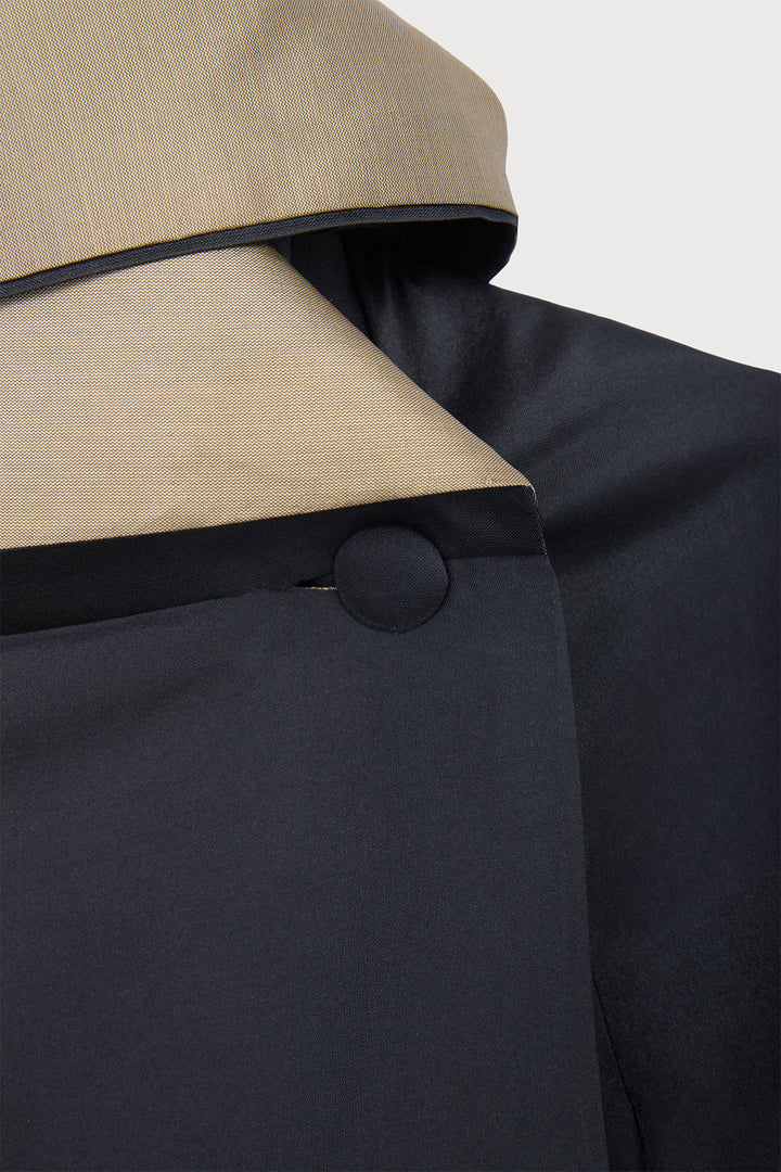 Poncho Cocoon Jacket