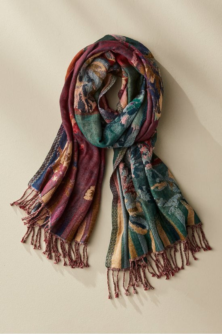 Rosy Reversible Scarf - Multi