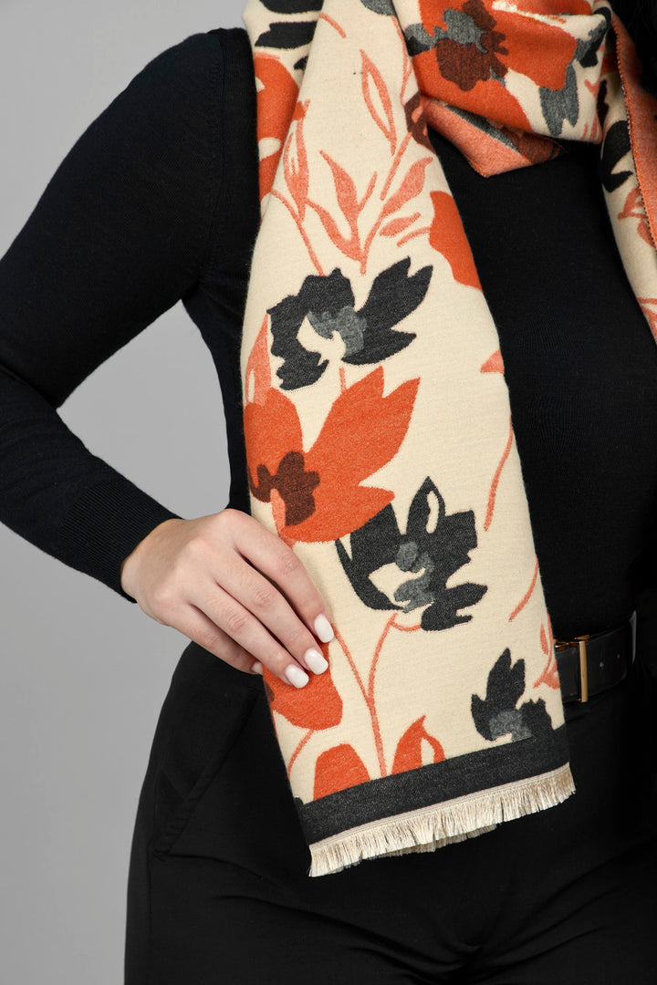 Reversible Blossoming Scarf