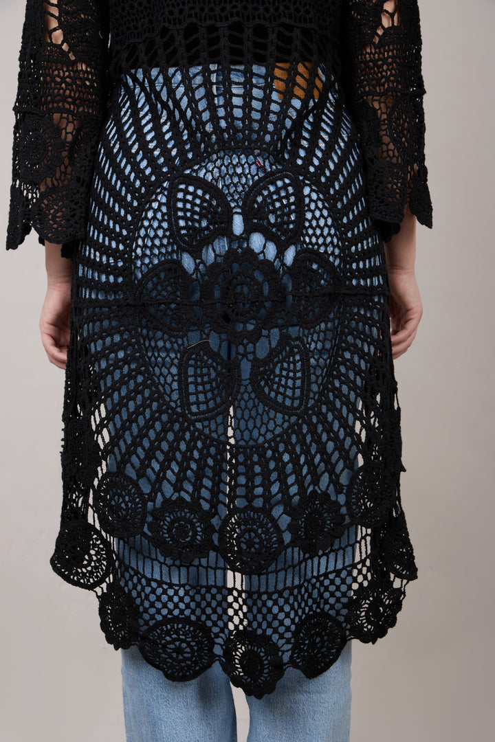 High Low Crochet Cover Up