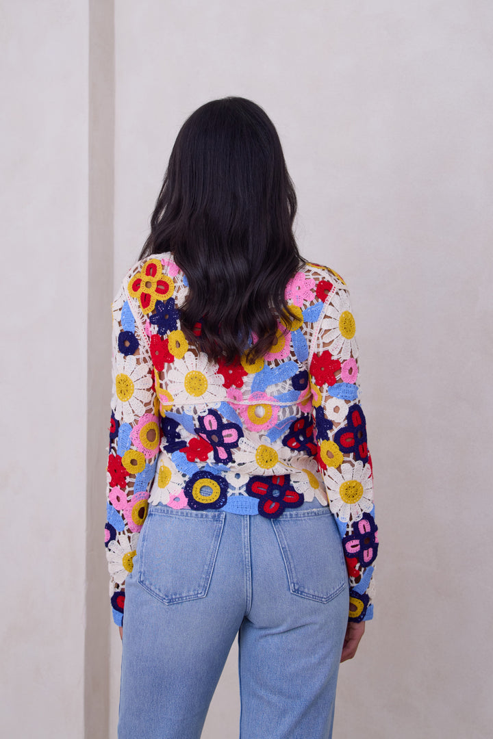 Flower Crochet Jacket