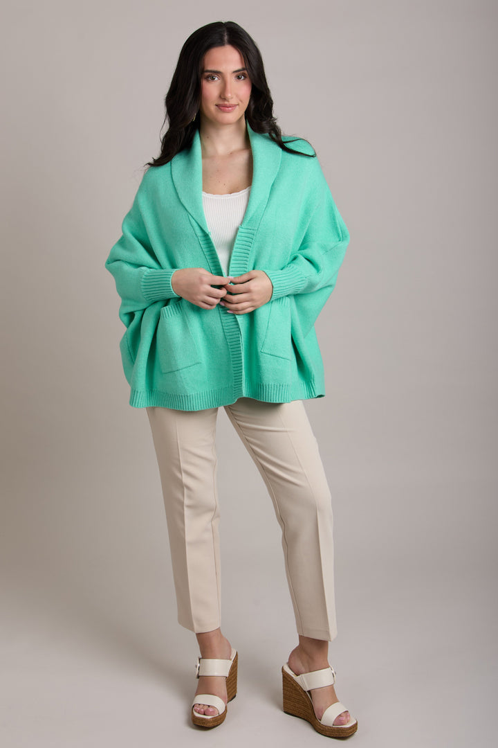 Open Front Oversize Cardigan