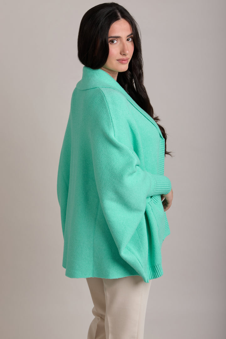 Open Front Oversize Cardigan