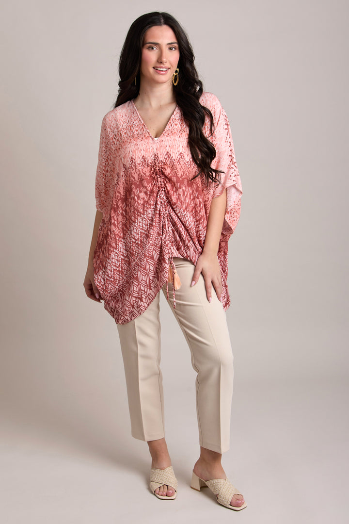Short Tassel Tie Kaftan