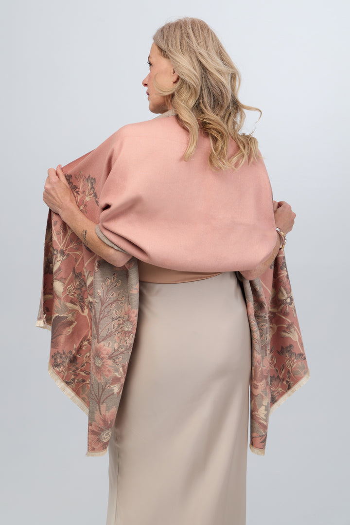 Reversible Wildflower Scarf