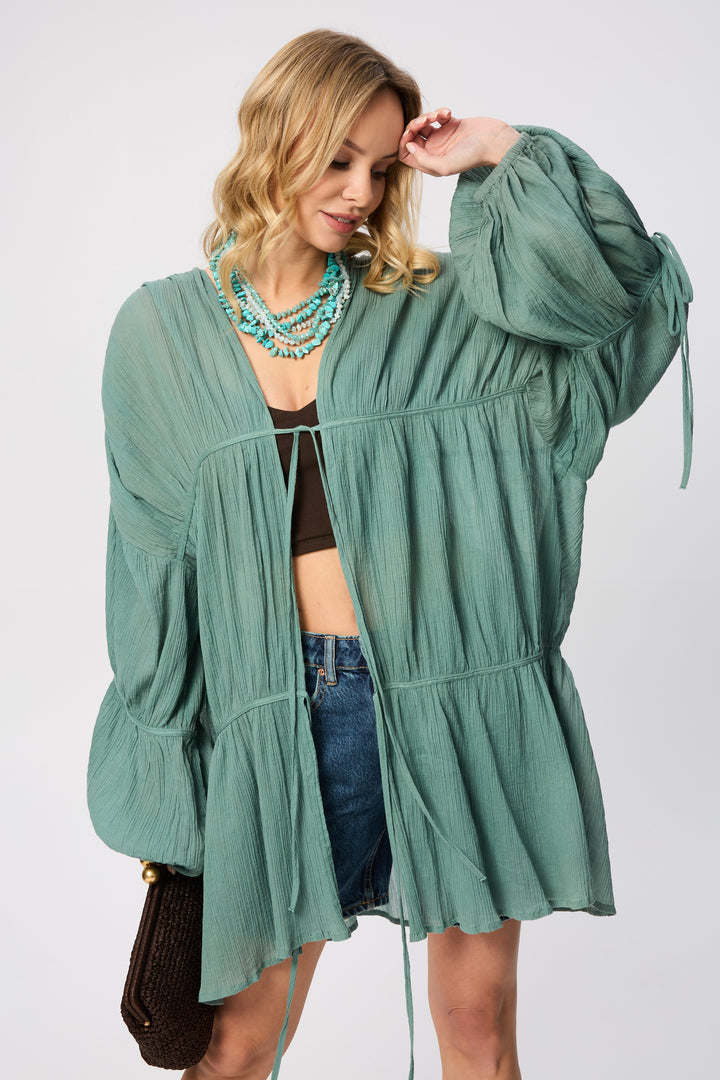 Coastal Breeze Kimono Cover Up