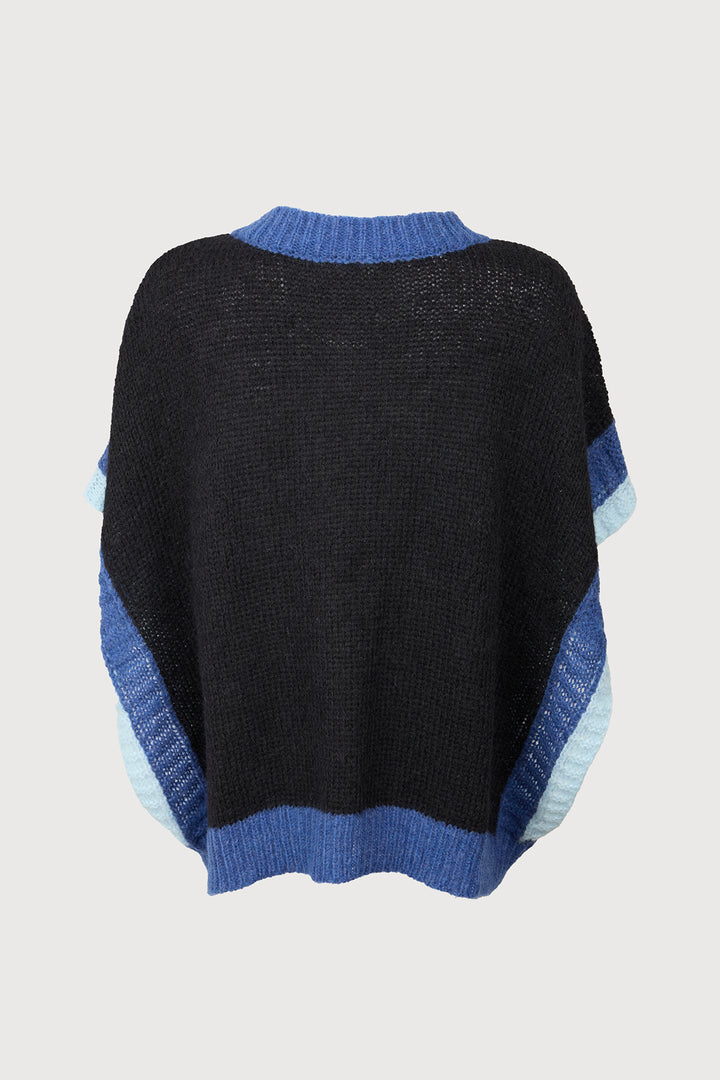 Colorblock Knit Sweater Vest