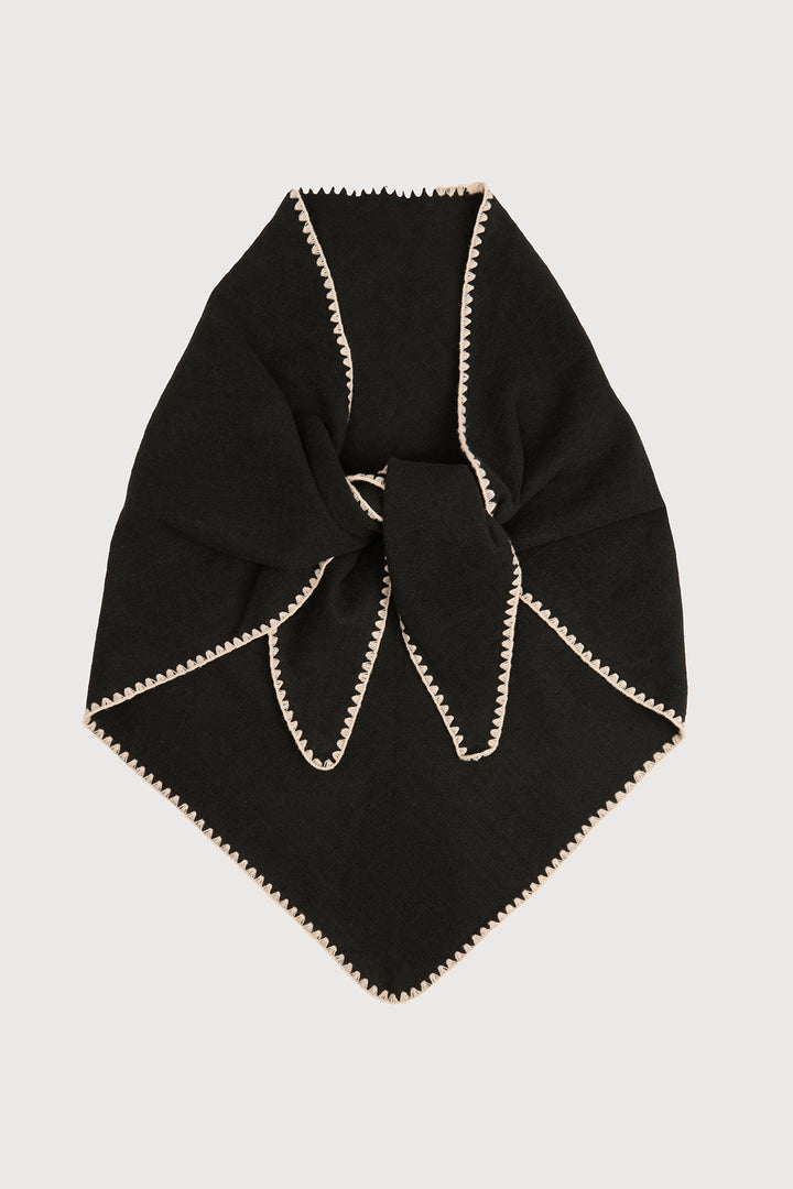 Knitted Triangle Shawl Wrap