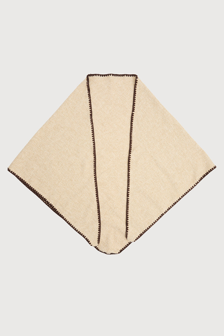 Knitted Triangle Shawl Wrap