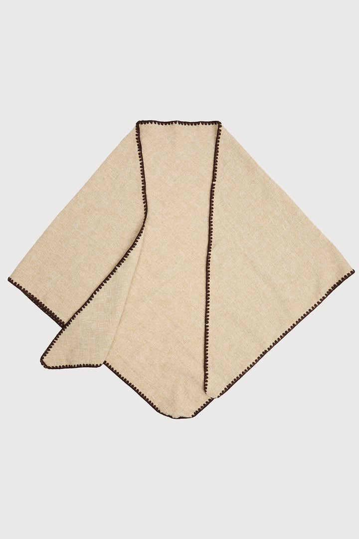 Knitted Triangle Shawl Wrap