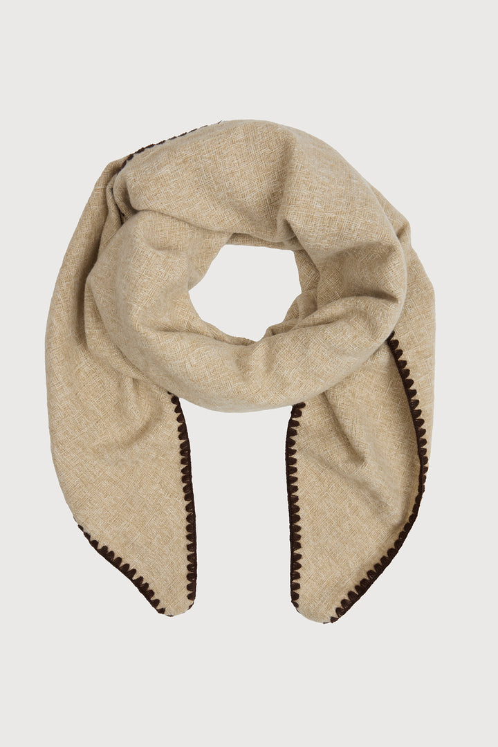 Knitted Triangle Shawl Wrap