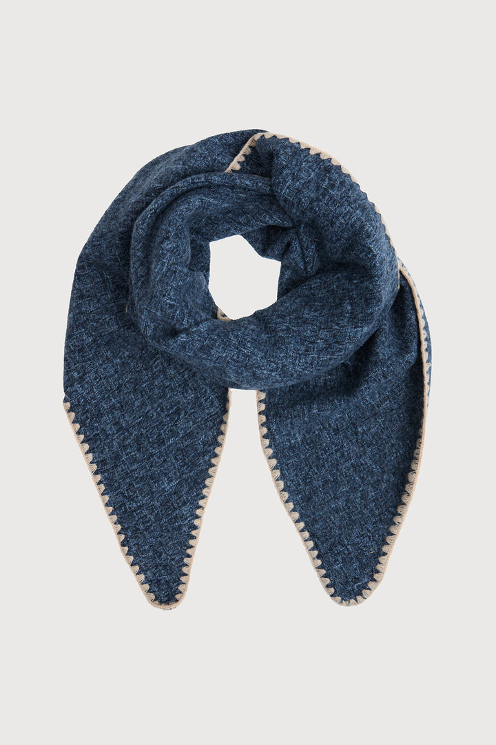 Knitted Triangle Shawl Wrap