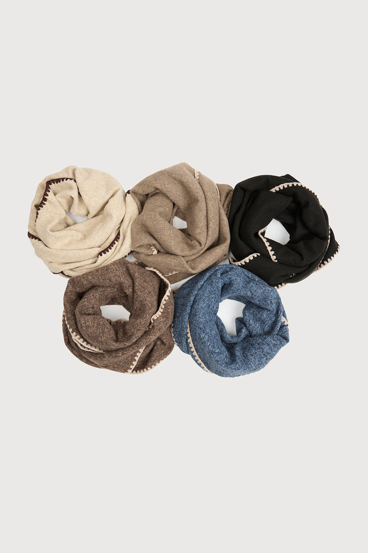 Knitted Triangle Shawl Wrap