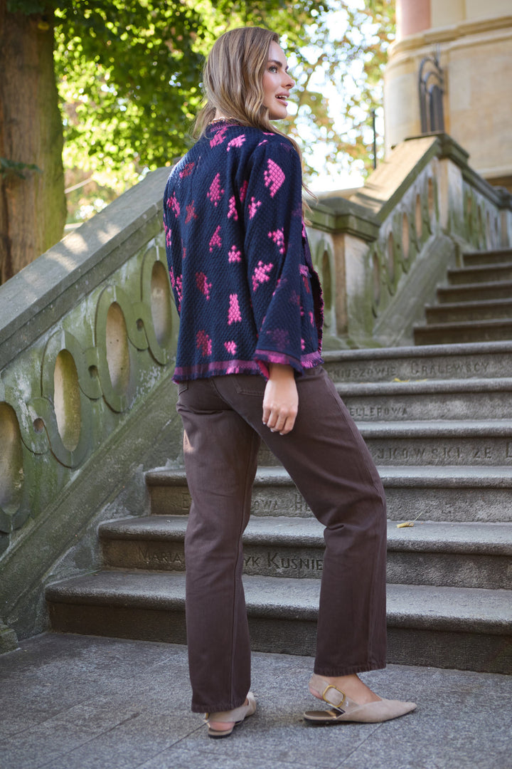 Abstract Bloom Short Jacket