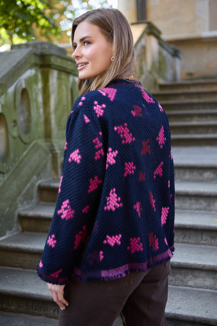 Abstract Bloom Short Jacket