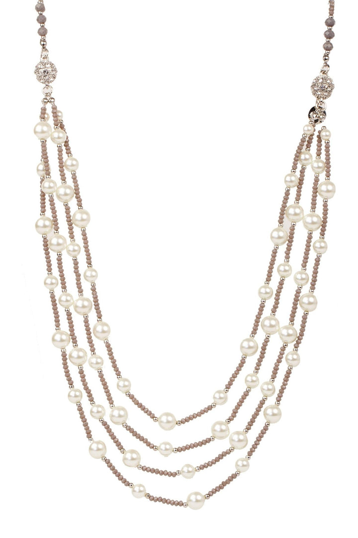 Convertible  Layer Pearl Necklace