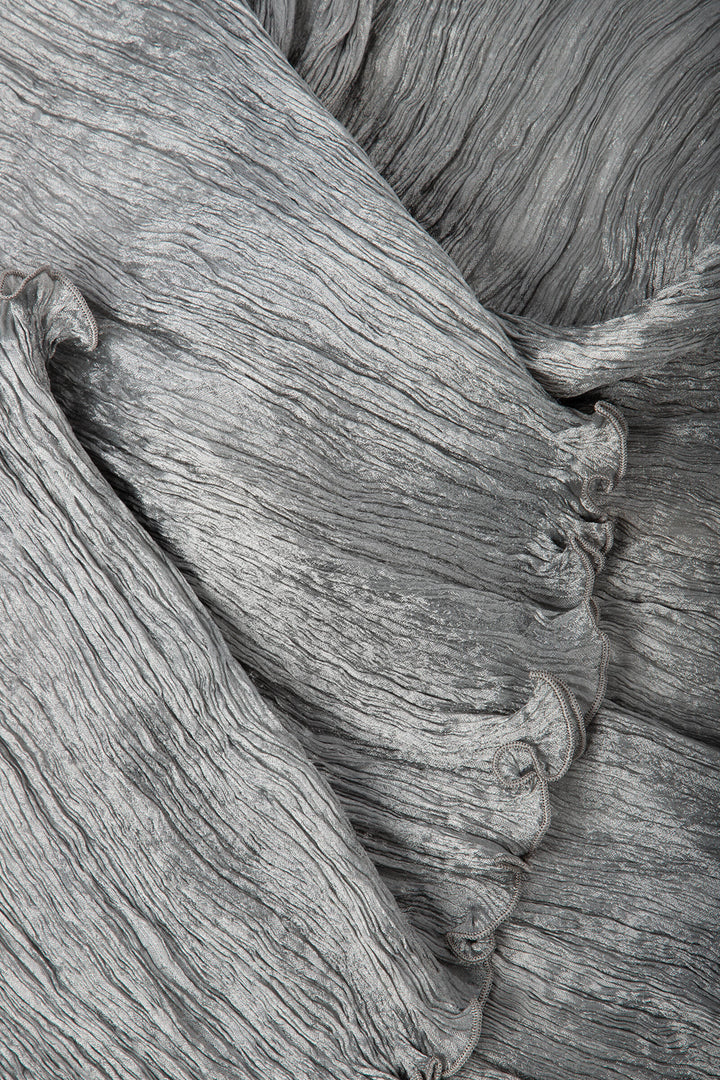 Crinkled Silk Scarf