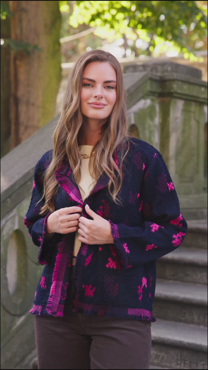 Abstract Bloom Short Jacket
