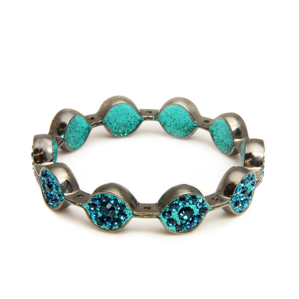 Marquis Onyx Bangle Bracelet