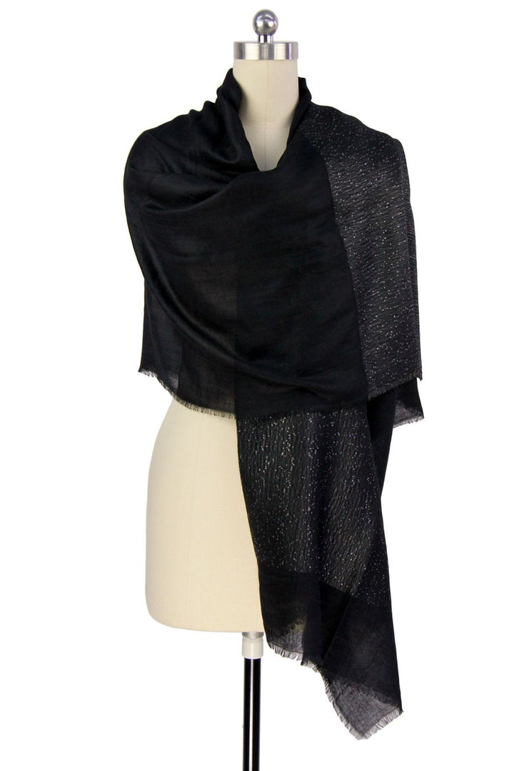 Simply Embellished Cashmere Scarf