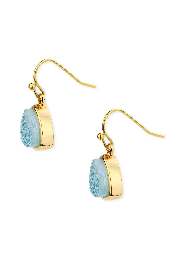 Triangle Dangle Druzy Earring