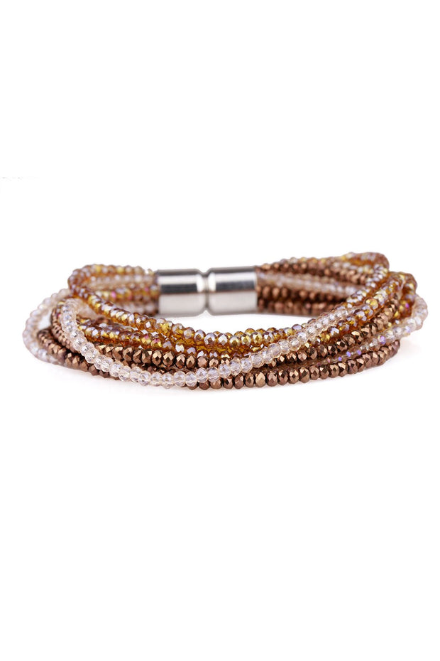 Crystal Ombre Multi Strand Bracelet
