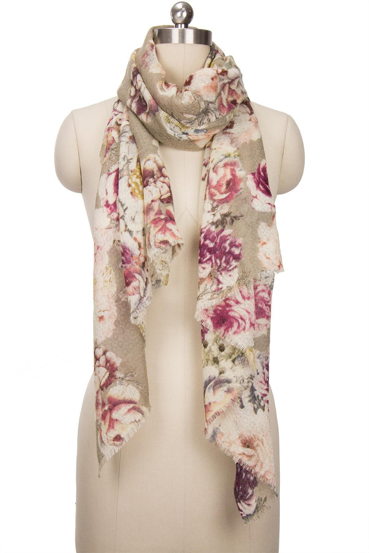Mary All Over Flower Scarf