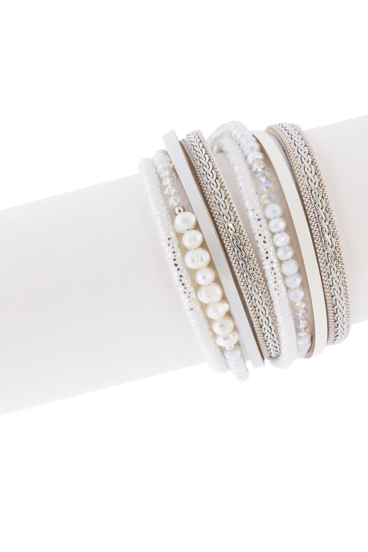 Gloria Double Wrap Leather Bracelet