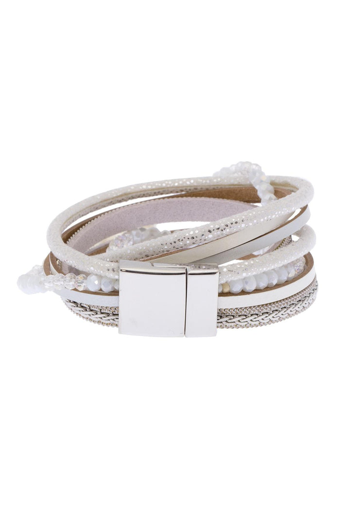 Gloria Double Wrap Leather Bracelet