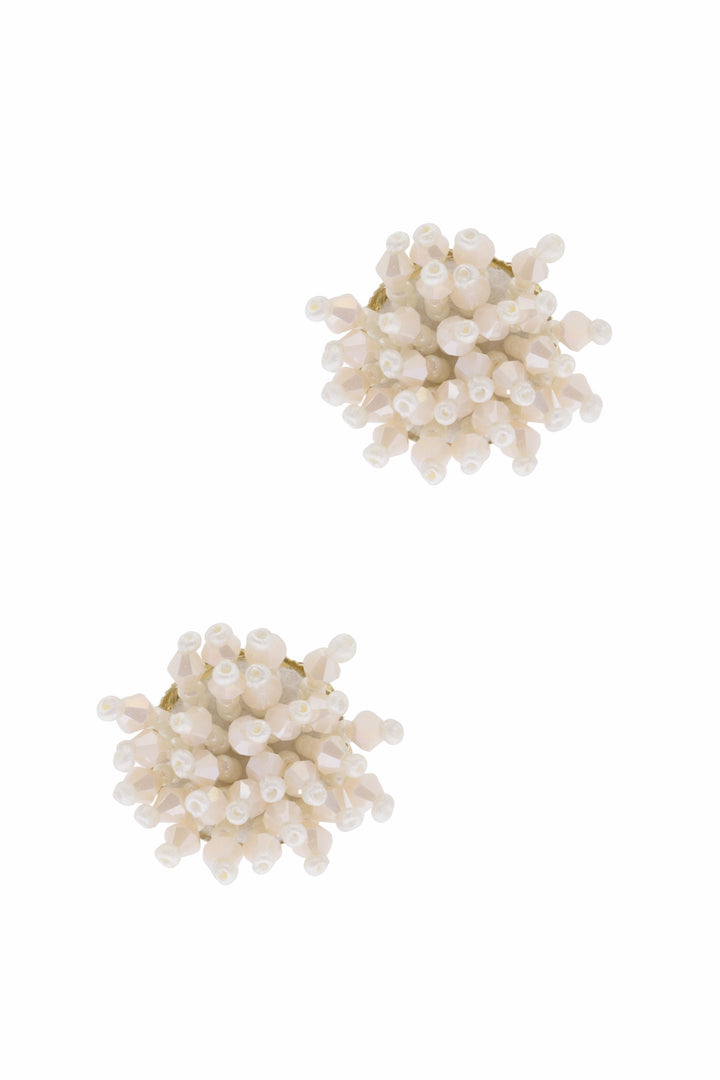 Prickle Beaded Statement Stud Earring