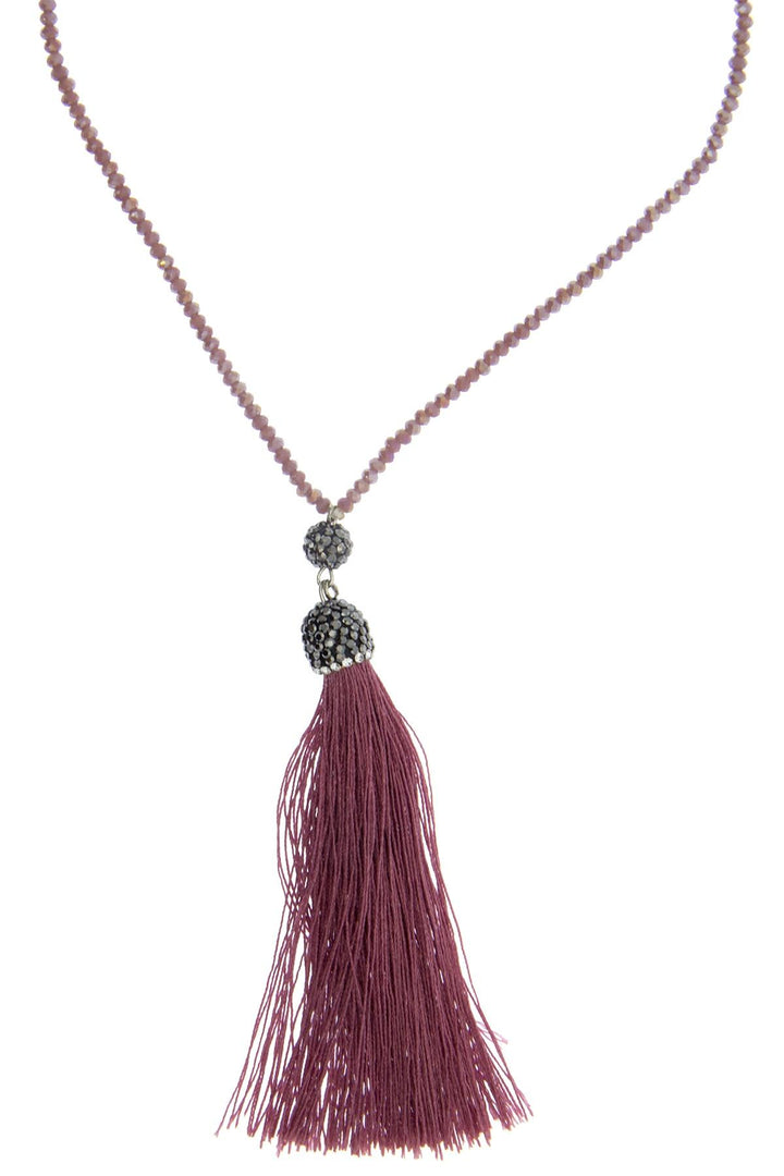 Pari Long Tassel Necklace