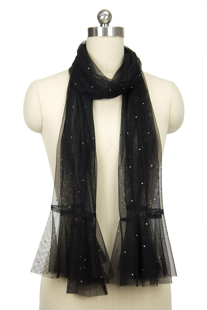 Glamazon Sheer Crystal Scarf