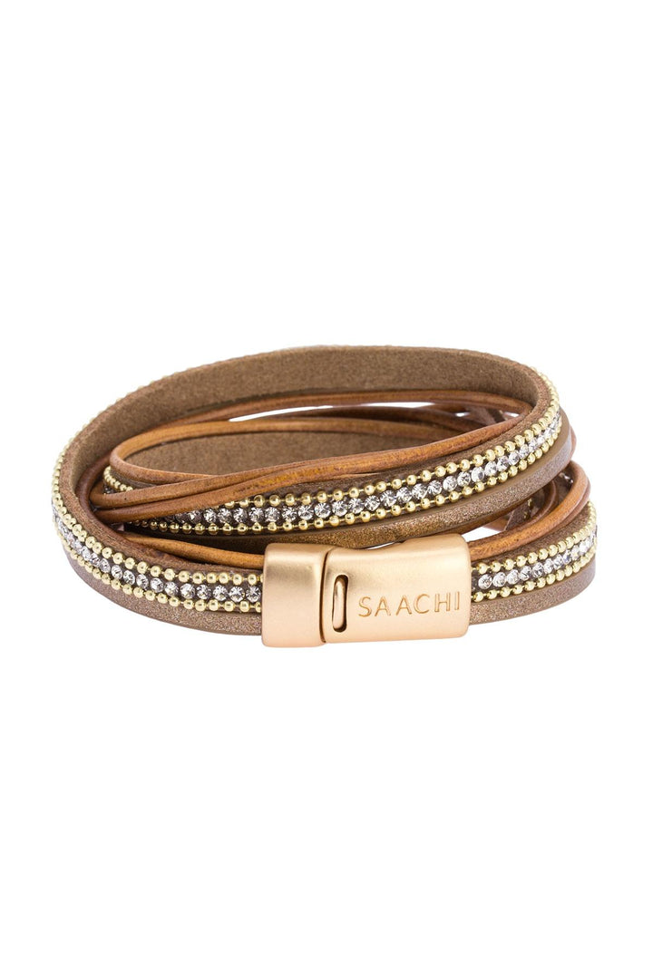 Flaunt Rhinestone Multi Strand Bracelet