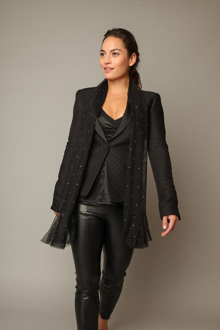 Glamazon Sheer Crystal Scarf