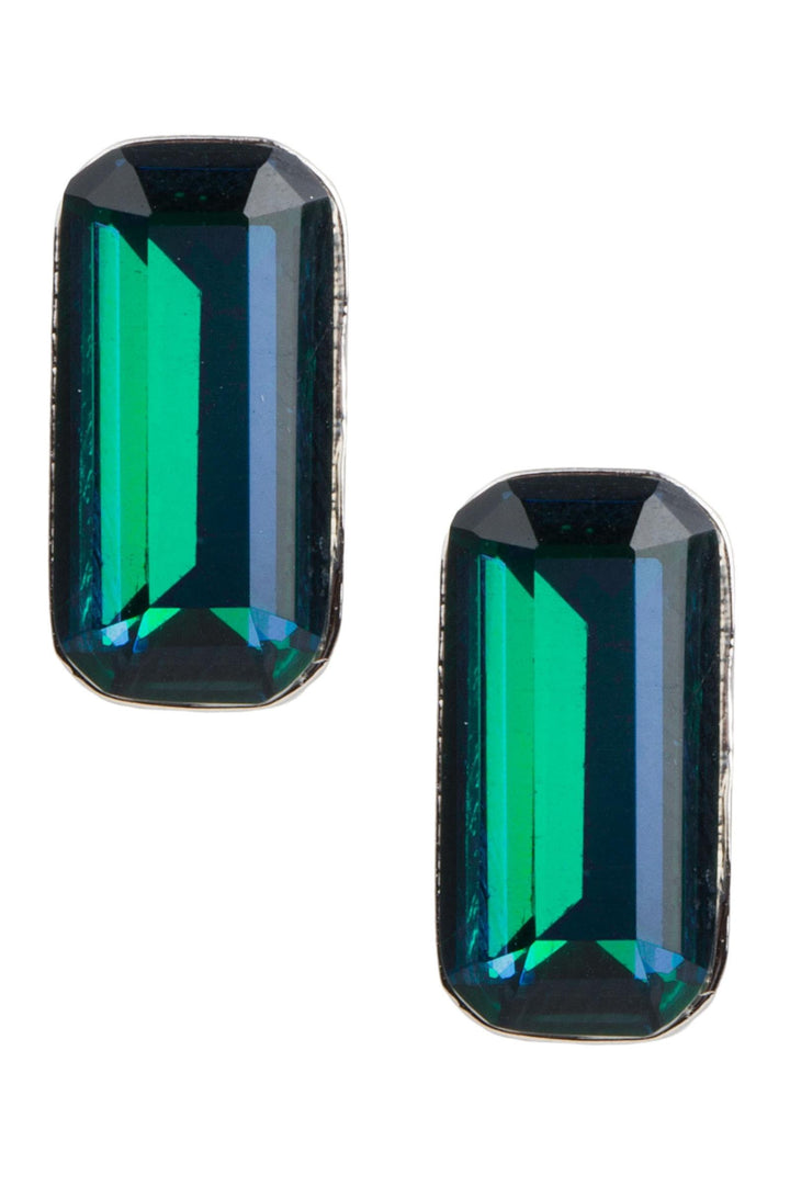 Prism Baguette Earring Darkcyan