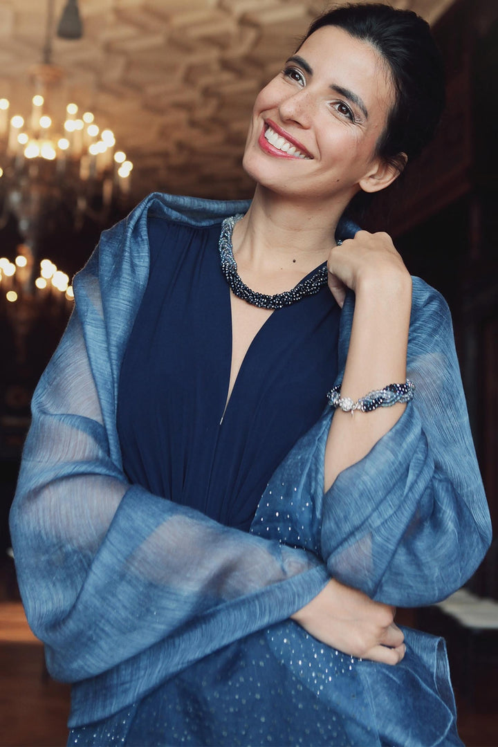 Star Gazer Silk Blend Scarf