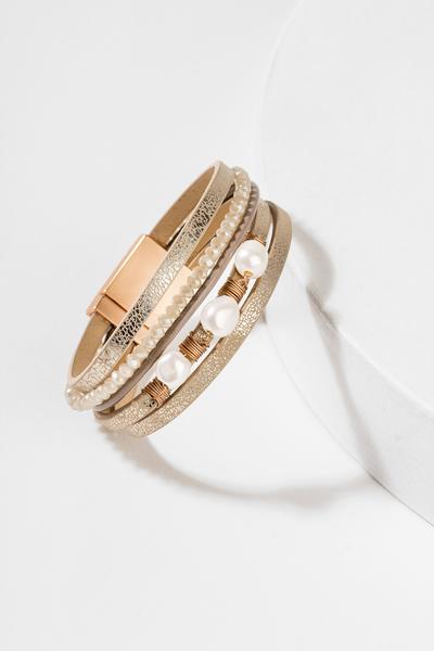 Showcase Linear Pearl Bracelet