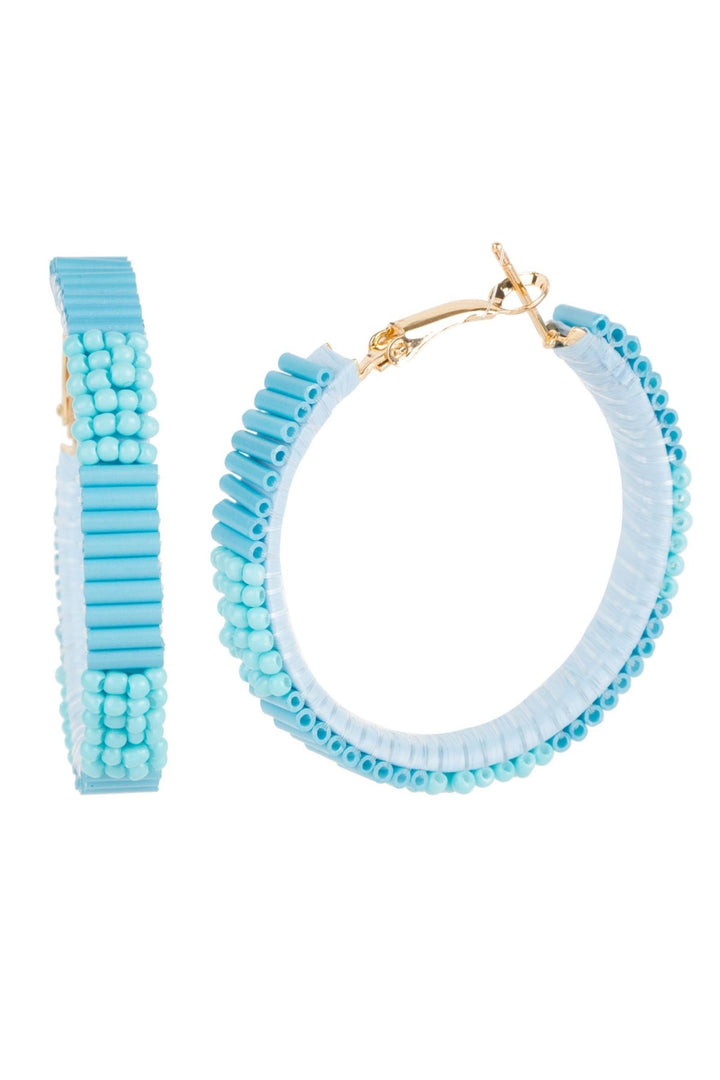 Hang Ten Hoop Earring