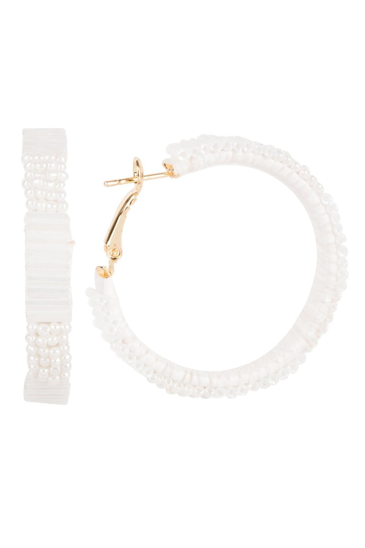 Hang Ten Hoop Earring