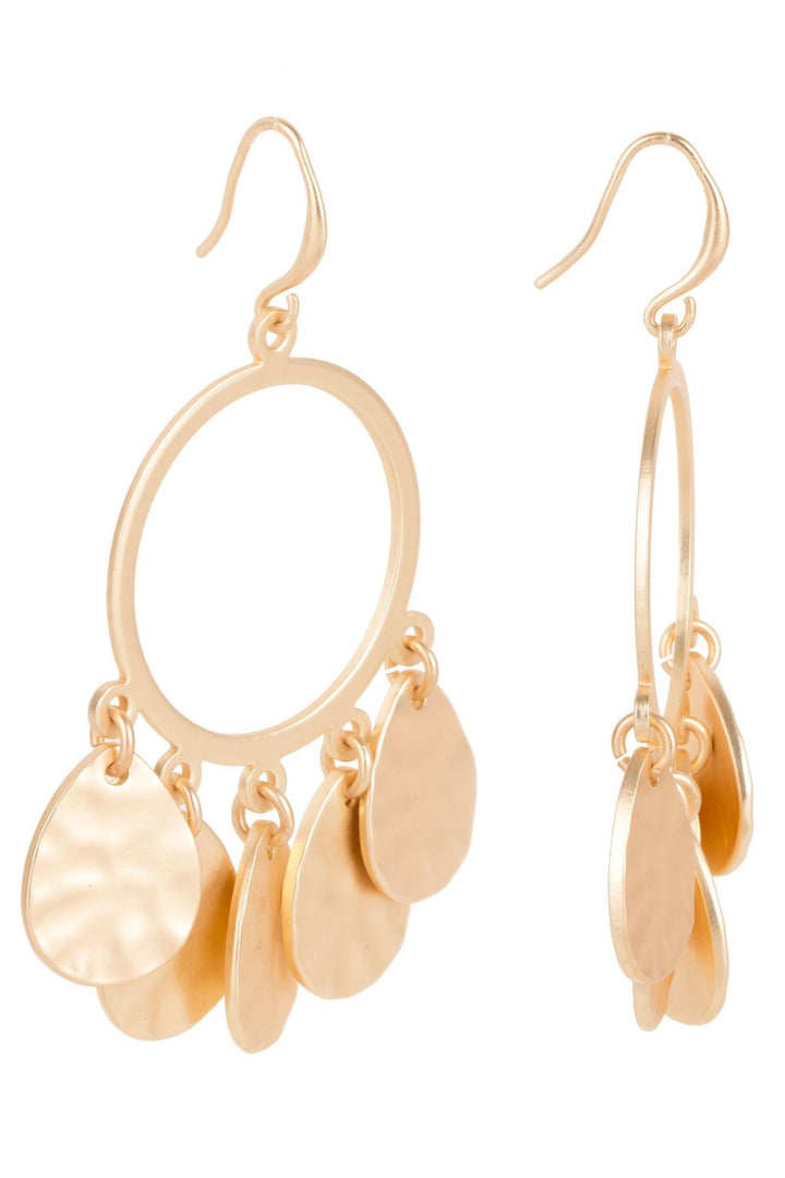 Lucky Leaf Hoop Earring