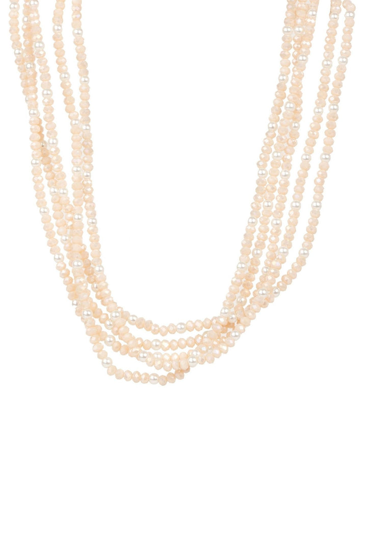 Crosby Short Crystal Pearl Necklace